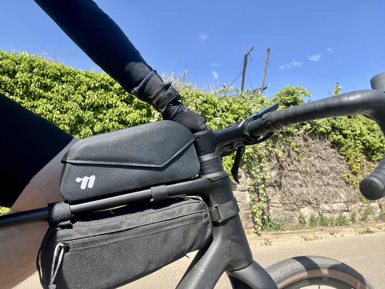 Oberrohrtasche Praxiseinsatz
