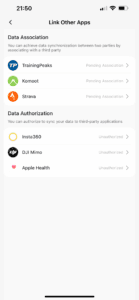 iGPSPORT Konto verknüpfen