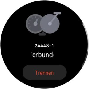 Verbindung mit Trittfrequenzsensor