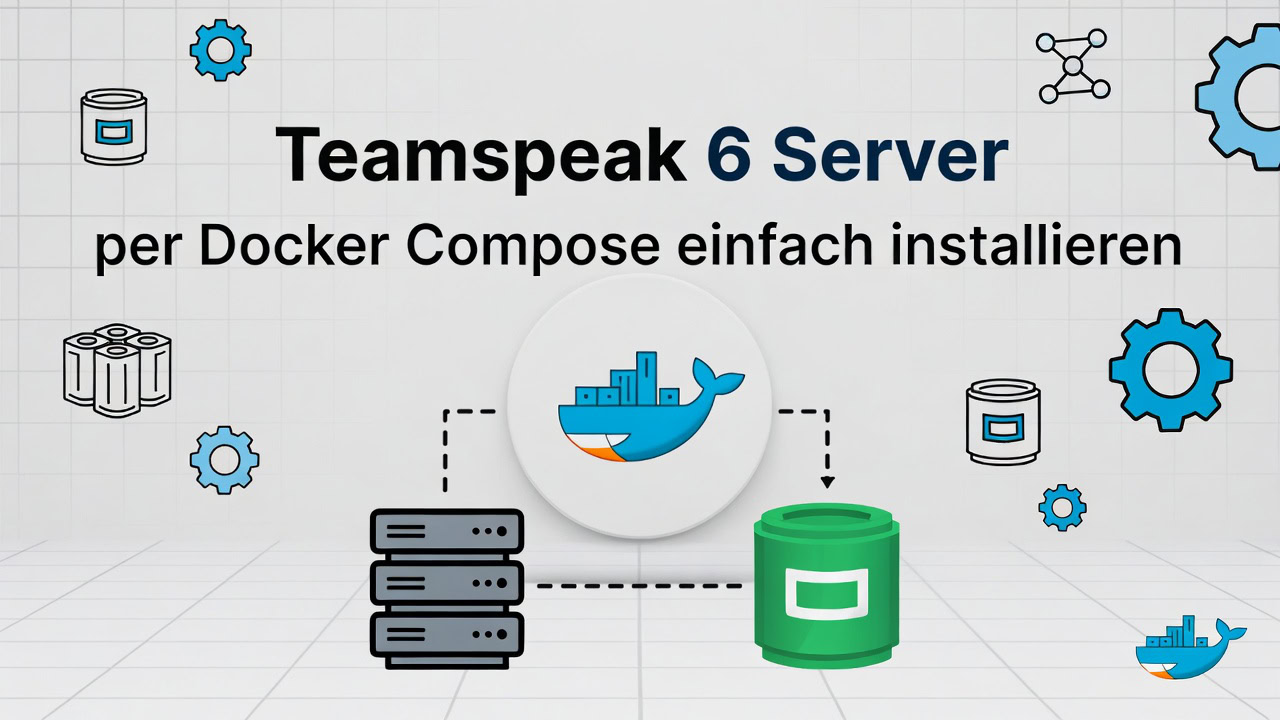 Teamspeak 6 Server mit Docker Compose